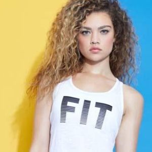 Ellie Fit Matte Graphic Tank, M